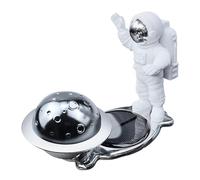Ambientadores solares para coche, accesorios de decoración de rotación automática, diseño de planeta astronauta giratorio solar, decoración de perfume de coche, difusores de aceite para el hogar,