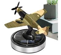 Ambientadores solares para coche, difusor de perfume con diseño de avión solar giratorio, difusor de aceite de aromaterapia, purificador de perfume giratorio de energía, eliminador de olores eficaz