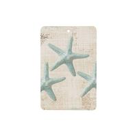 Ambientadores vintage para coche, diseño de estrella de mar, 4 unidades, tarjetas perfumadas colgantes, tarjetas perfumadas para coche, tabletas de aromaterapia