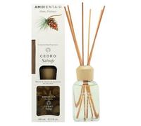 Ambientair MK240CSAP Home Perfumes Mikado Aroma Cedro Salvaje Varillas perfumadas. Difusor 240 ml con palitos de ratán. Ambientador para Hogar sin Alcohol