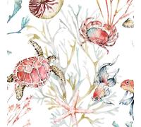 Ambiente - 20 servilletas de papel para animales (fondo marino, 33 cm)