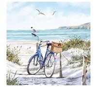 Ambiente 20 servilletas multicolor (Beach Theme) de papel, 33 cm x 33 cm, 1 capa