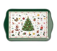 Ambiente Bandeja de 13 x 21 cm Navidad Evergreen Adviento Navidad abeto decoración