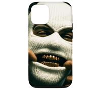Ambiente de Rapero Enmascarado con Ilustraciones de Sonrisa Dorada Carcasa para iPhone 12/12 Pro