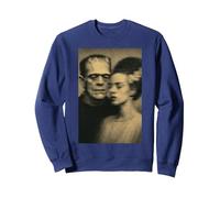 Ambiente de Terror gótico tormentoso con Oscuridad cinematográfica Sudadera, Unisex para Adultos, Azul Marino, XXL