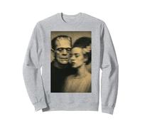 Ambiente de Terror gótico tormentoso con Oscuridad cinematográfica Sudadera, Unisex para Adultos, Gris Jaspeado, XL