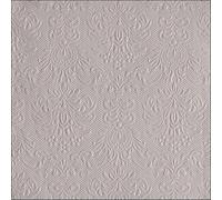 Ambiente Servilletas Almuerzo/Party 33 x 33 cm Elegance Stone - Boda - Bautizo - Relieve/Embossed - Ideal como Regalo