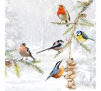 Ambiente Servilletas de papel para almuerzo/fiesta/ca. 33 x 33 cm Todos juntos - Navidad - Ideal como regalo y decoración