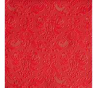 Ambiente Servilletas para almuerzo, 33 x 33 cm, color rojo