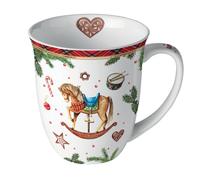 Ambiente Taza de Navidad de porcelana fina