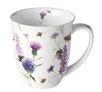 Ambiente Taza de té y café, 0,4 L, animales salvajes, casa de campo, caza, animales salvajes, porcelana china fina