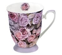 Ambiente Winter Roses - Taza de porcelana (0,25 L), diseño de rosas