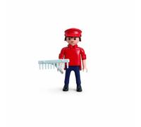 AMBIENTS ARTESANIA Monosabio Figura taurina Miniatura Coleccionable con rastrillo, Accesorio Realista para Plaza, Juguete Artesanal Decorativo Infantil, Regalo Cultural Original e Interactivo