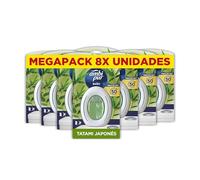 Ambipur Ambientador Casa para Baño (8 x 50 días), Elimina y Previene los Malos Olores, Fragancia Hierba Fresca, Mega Pack, El embalaje puede variar