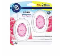 Ambi Pur Bathroom Flores Y Brisa, Ambientador Continuo Para Evitar Y Eliminar Olores, 1 Unidad