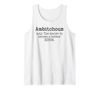 Ambitchous Sign,Definition The Desire to Be a Better Bitch Camiseta sin Mangas