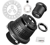 AMBITFUL AL-16 PRO Profoto Mount Split Focalize Conical Snoot Optical Condenser Art Special Effects Shaped Beam Light Cylinder with Canon for Canon EF Lens Adapter