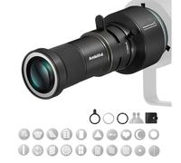 Ambitful AL300Pro AL300 PRO Max Optical Bowens Mount Snoot, con lente de 20 Gobos/36° Foco óptico Snoot para fotografía, video, forma, estudio de luz