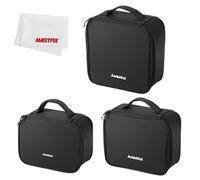 AMBITFUL Bolsa de transporte Zoom P7 para dispositivos de fotografía de gran capacidad, funda de almacenamiento multifuncional para mini dron y otros accesorios, con esponjas gruesas y capa interior