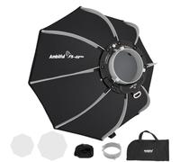 AMBITFUL FS40pro 15.7 "/40 cm Softbox Octagonal, Release Quick Bowens Mount Softbox con difusores/Rejilla de Panal de Miel/Bolsa de Transporte