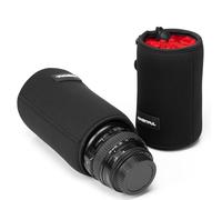 AMBITFUL Funda para objetivo de cámara de 10 cm/3,93", 13 cm/5,11", 15 cm/5,9", 17 cm/6,69", 28 cm/11,02" para objetivos de cámara DSLR (Canon, Nikon, Pentax, Sony, Tamron, Sigma, Olympus, Panasonic