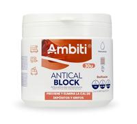 Ambiti | Antical Block | Tabletas para Eliminar y Prevenir la Cal en Depósitos de Agua Limpia, Grises | Ideal para Cisternas, Caravanas y WC |Mejora la Calidad del Agua |30 Pastillas de 9 gr
