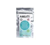 AMBITI | Glass | Líquido Limpiaparabrisas Antical | Para Depósito del Limpiaparabrisas | Desincrustante de Mosquitos | Perfume Limón | 6+1 Monodosis Hidrosolubles Concentradas de 9 ml