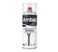 AMBITI | Lubricante de Silicona Anti-Adherente en Spray 400ml | Para Cremalleras, Juntas de Goma, Bisagras y Piezas Móviles | Protección y Deslizamiento en Puertas, Ventanas, Bicicletas y Más