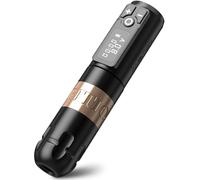 Ambition Soldier Máquina de cartucho de tatuaje con bolígrafo de batería rotativa con motor inalámbrico de 2400 mAh sin núcleo pantalla LED digital suministro de equipo de tatuaje