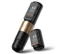 Ambition Soldier Max Maquina de Tatuar Rotativa Inalámbrica con Carrera 4.0mm, Modo de Frecuencia Ajustable, Sistema Estabilizador y Batería Dual 2400mAh para Profesionales