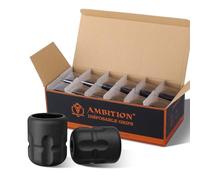 Ambition Soldier P2 Empuñaduras de tatuaje desechables, 12 piezas de 42 mm, cubierta de agarre de goma para tatuaje profesional para soldado rotativo, Zetton, Torped y Shura, ametralladora de tatuaje