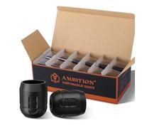 Ambition Soldier P3 Empuñaduras de tatuaje desechables, 12 Uds., cubierta de agarre de goma para tatuaje de 42mm para soldado, soldado Max,Zetton,Torped de 32mm y máquina de tatuaje Shura