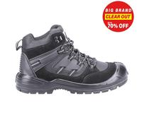 Amblers 257 Hombre Piel Puntera de Acero Trabajo Exterior Botas Seguridad Negro