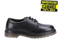 Amblers Aldershot Cuero Gibson Clásico Elegante Casual Hombre con Cordones Negra