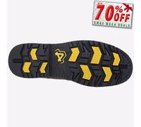 Amblers AS231 Hombre Dealer Deslizarse En Cuero Seguridad Chelsea Trabajar Botas