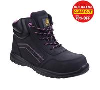 Amblers Botas de seguridad AS601 Lydia para mujer Piel compuesta Negro