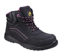 Amblers - Botas de Seguridad de Cuero con Cordones, Costura Lateral para Mujer