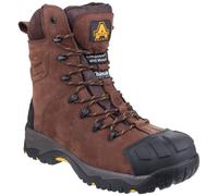 Amblers Safety AS995 Pillar Waterproof Hi-Leg Lace up Safety Boot Brown UK 6