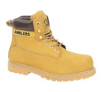 Botas Amblers Para Hombre - Botas De Seguridad Goodyear Welted En Miel, 4-13