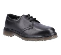 Amblers Aldershot Cuero Gibson Clásico Elegante Casual Hombre con Cordones Negra