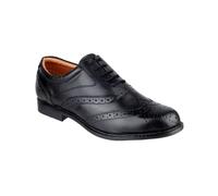 Amblers Clásico Hombre Zapatos - Liverpool Oxford Zapato Oxford en Negro, 6-12