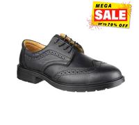 Amblers FS44 Hombres Clásico Smart Moda Formal Trabajo Seguridad Brogue Negro