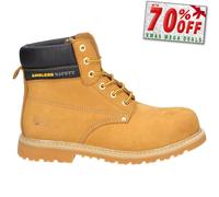 Amblers FS7 Goodyear Cosidas Hombre Seguridad Cuero Botas de Trabajo Tostado