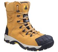 Amblers Hombre Botas - FS998 Metal Sin Cremallera Seguridad en Color Miel , 6-14