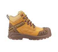 Amblers Ignite Hombre Cuero Impermeable Trabajo Diario Tobillo Safety Botas Tan
