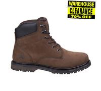 Amblers Millport Impermeable Hombre Vestido Casual Botines de Moda Marrón