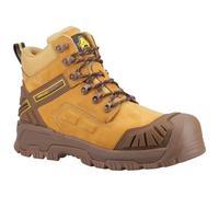 Amblers Ignite Hombre Cuero Impermeable Trabajo Diario Tobillo Safety Botas Tan