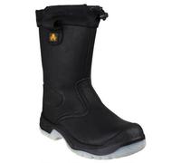 Amblers FS209 Hombre Trabajo Resistente Al Agua Diario Seguridad Botines Negro
