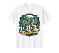Ambleside Lake District Cumbria Senderismo Caminar Nacido Criado Camiseta