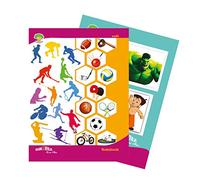 Amblitz Copy Combo - Cuaderno de tapa blanda - 120 páginas - Paquete de 6 cuadernos de una sola línea | 4 líneas en inglés | matemáticas (cajas) | 5 líneas hindi | 5 líneas hindi práctico | copia 3 en